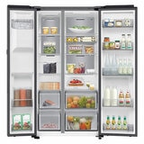 Samsung Series 9 RS90F64EDTEU Side by Side Fridge Freezer, D Rated in Silver