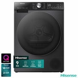 Hisense DH5S902BB, 9kg Heat Pump Dryer, A+++ Rated in Black