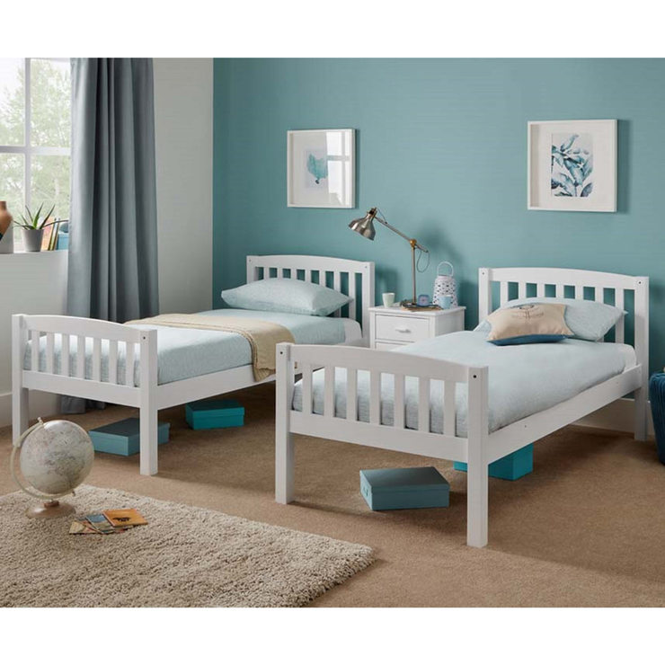 Metro Wooden Bunk Bed in Opal White Costco UK