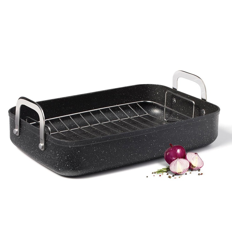 Starfit The Rock Roasting Pan with Stainless Steel Rack Starfit The Rock Roasting Pan with Stainless Steel Rack