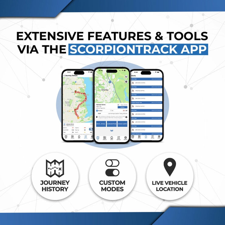 ScorpionTrack S5+ Tracker with Installation and 3 Year Subscription