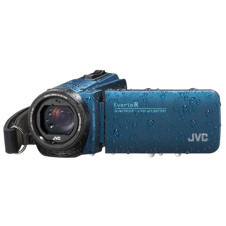 JVC GZR495 Everio Quad Proof Full HD Camcorder in Blue Costco UK