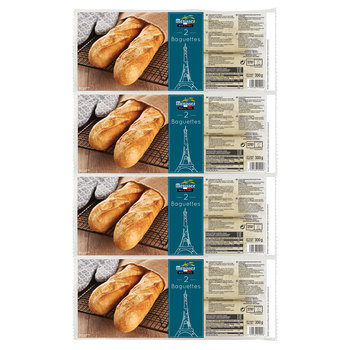 Menissez Demi Baguettes, 4 x 2 Pack (4 x 300g)