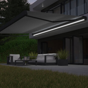 Olympus LED Awnings Hera Outdoor Patio Awning up to 2m Projection, Delivery Only