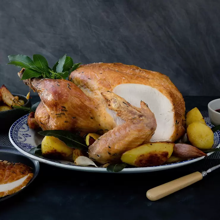 Jimmy's Farm Free Range Rustic Bronze Turkey in 2 Sizes From 5kg Minimum Weight