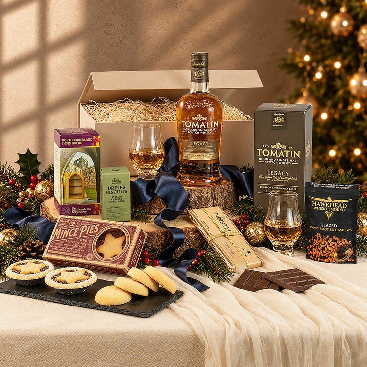 The Tomatin Christmas Whiskey Tipple Hamper