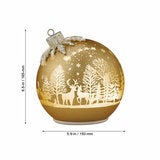 Glass Rotating Balls Assortment- Set of 2