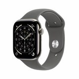 Buy Apple Watch Series 11 GPS + Cellular, 42mm Natural Titanium Case with Stone Grey Sport Band - M/L, MF8N4MP/A at costco.co.uk