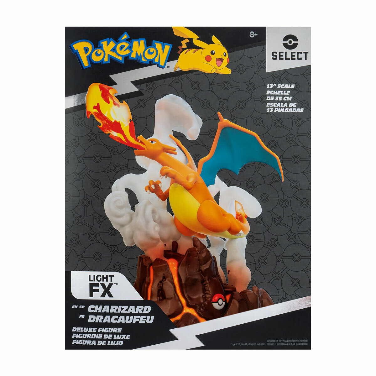 Pokémon Deluxe Collector’s Statue Assortment - 13-Inch Deluxe Collector’s Statue with Light Up Function