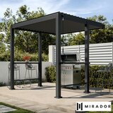 Mirador Adjustable Louvered Grill Pergola 8ft 8" x 8ft 2" (2.7 x 2.5m)