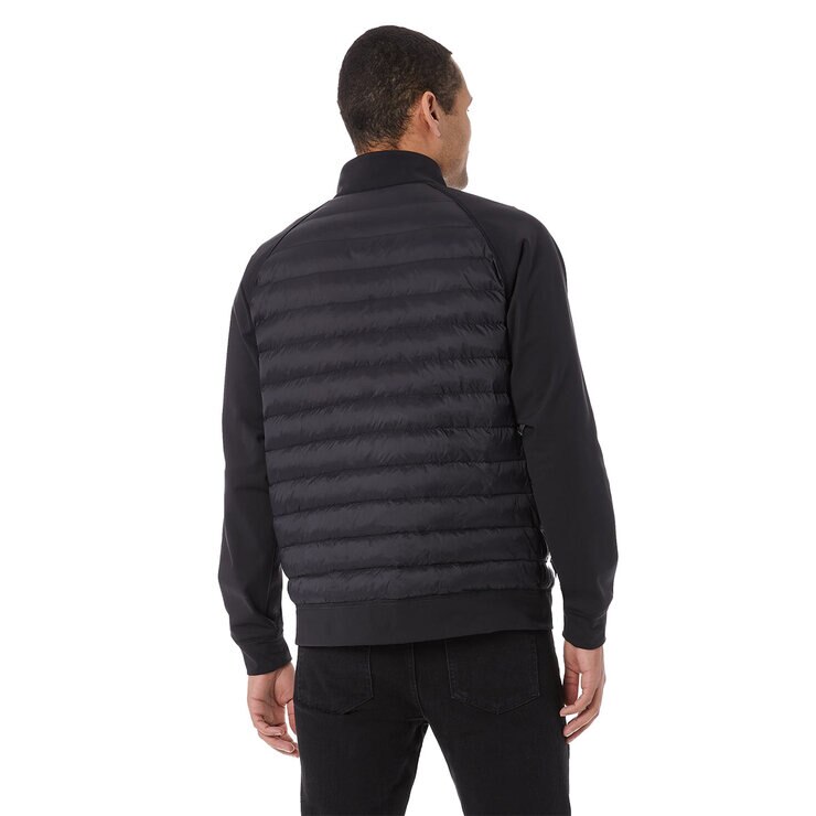 32 Degrees Men's Mixed Media Jacket in Black, Extra Extra Large 32 Degrees Men's Mixed Media Jacket in Black, Extra Extra Large
