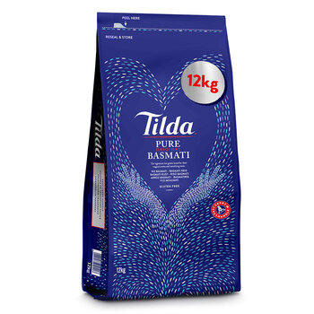 Tilda Pure Basmati Rice, 12kg