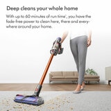 Lifestyle image of Dyson Cyclone V10 Submarine with up to 60 minutes of run time