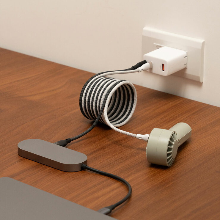 LoopLoop USB-C Cables 2x1.5M / 1x2M, 240W / Supports Data, White