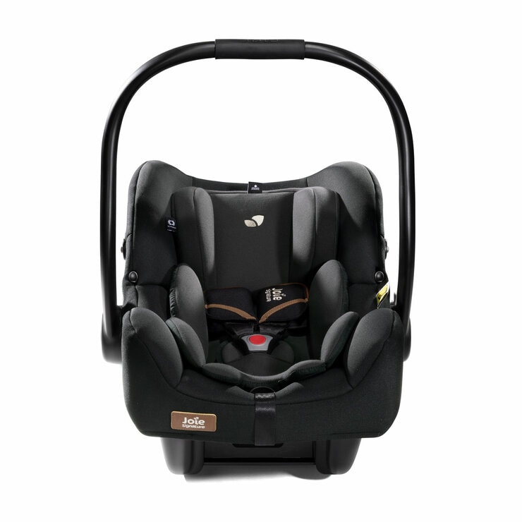 Studio image of the Joie I-Jemini Signature Car Seat from the front