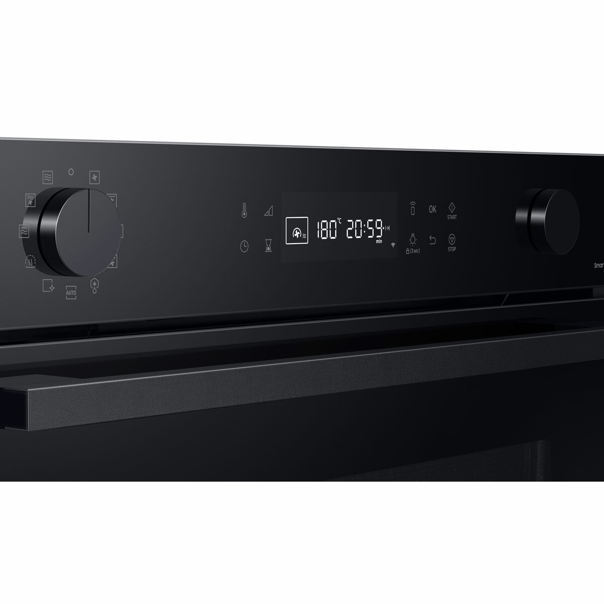 Samsung Series 4 Microwave Combi NQ5B4553FBK/U4 50L Smart Compact Oven, in Clean Black