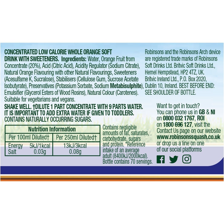 Nutritional Information