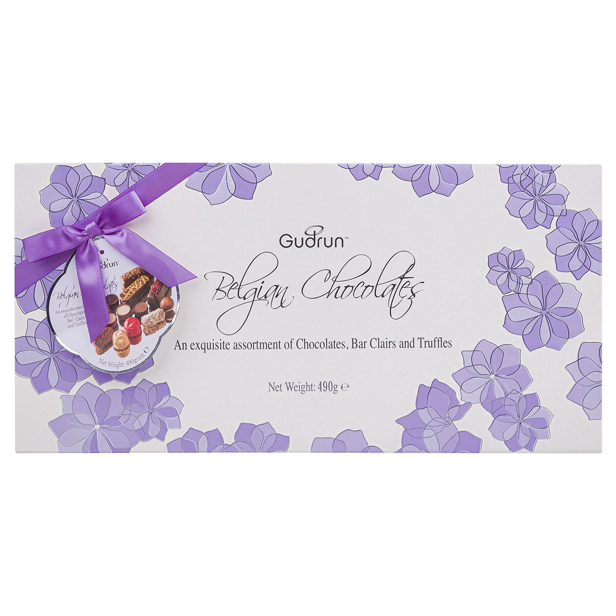 Cut out image of chocolate box on white background