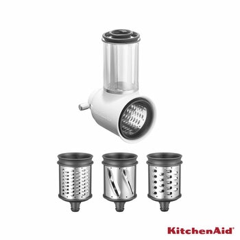 KitchenAid 5KSMVSA Vegetable Slicer & Shredder in Silver