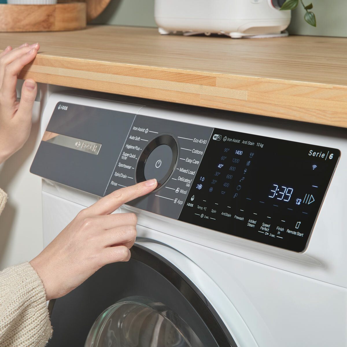 Bosch WGH254A0GB Series 6 10kg Washing Machine, A rated in White