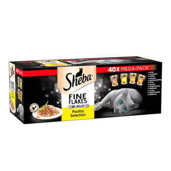 Sheba Poultry Selection Cat Food, 40 x 85g
