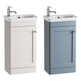 Tavistock Ashby Cloakroom Floor Mounted with Basin, in 2 colours at costco.co.uk