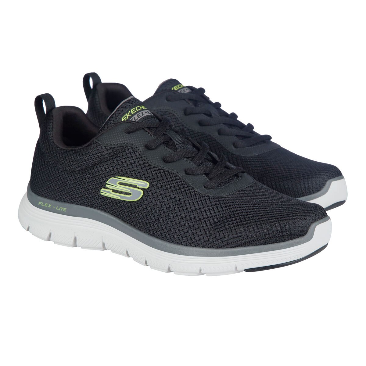 Skechers Mens Flex Advantage Trainer in Black Costco UK