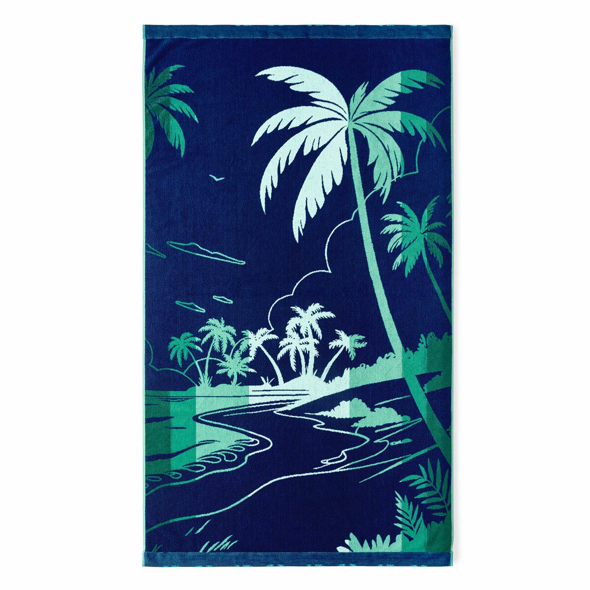 Oversized 100% Cotton Palm Tree Beach Towel