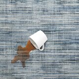 Wyatt & Ash Washable Area Rug in Blue, 183 x 274cm