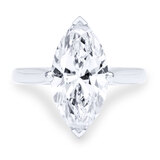 4.22ct Marquise Cut Diamond Solitaire Ring, Platinum