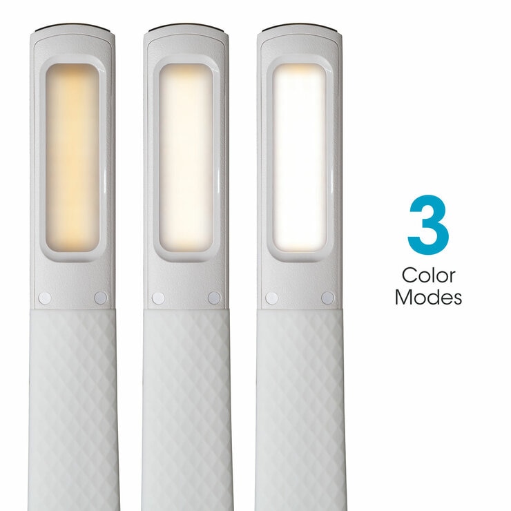 OttLite Wireless Charging LED Lamp with Colour Changing Base in White