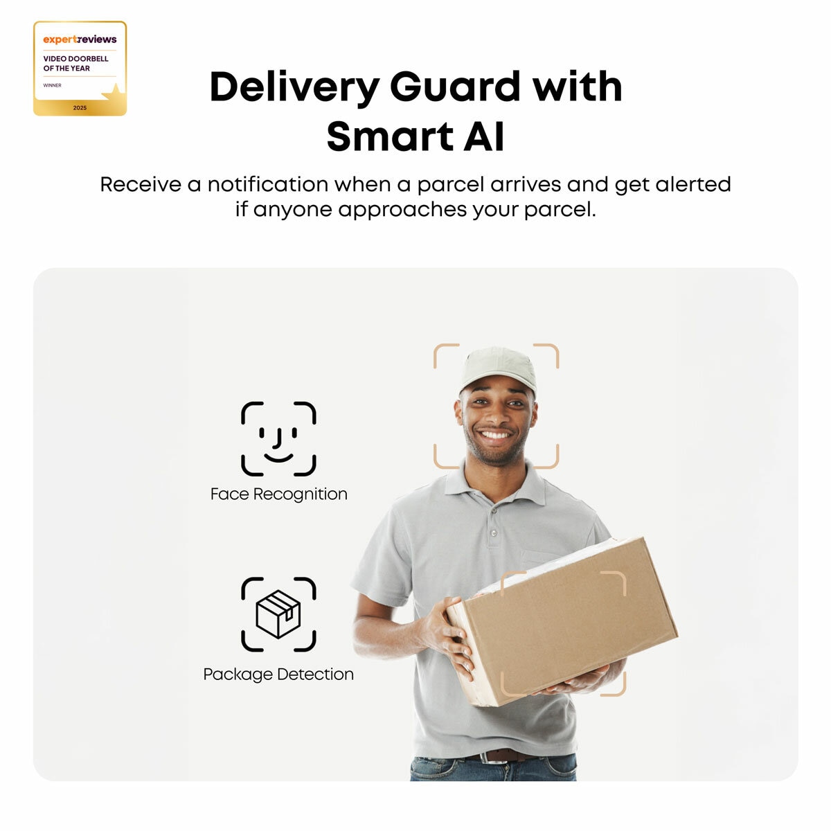 eufy E340 2K Dual Cameras Smart Video Doorbell with Chime - No Monthly Fees