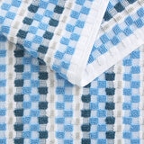KitchenAid Printed Kitchen Towels Set 8 Pack in Blue