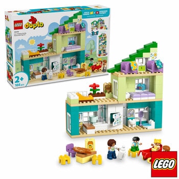 LEGO Duplo Town 3 in 1 Modern Family House with Figures - Model 10470 (2+ Years)