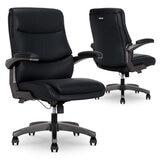 La-Z-Boy® Manager Chair with Flip-Up Arms, Black