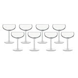 Luigi Bormioli Talismano Crystal Martini Glasses, 300ml, 8 Pack