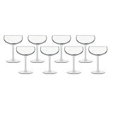 Luigi Bormioli Talismano Crystal Martini Glasses, 300ml, 8 Pack