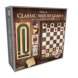 Classic Wood 6 in 1 Game Set in Natural Wood (6+ Years)