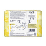 Pura High Performance Eco Nappies Size 1, 6 x 22 Pack (132 Nappies)