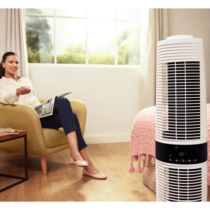 Dimplex Xpelair Skyscraper 360 Degree Rotating Tower Fan, XPSS Costco UK
