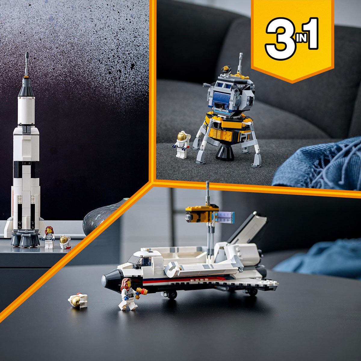 LEGO Creator Space Shuttle Adventure Model 31117 8 Ye