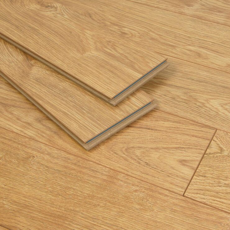 Close up image of flooring with two loose planks