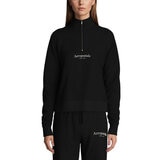 Aeropostale Ladies 1/4 Zip in Black