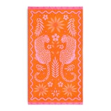 Welhome Leopard Dance Beach Towel, 102 x 183 cm