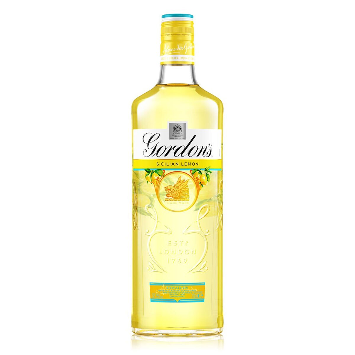 Gordon’s® Sicilian Lemon Gin, 70cl 37.5 ABV 37.5% ABV C6/L186/P30