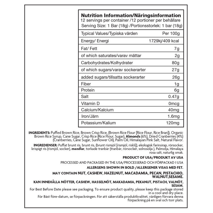 Puff Nation Crunchy Rice Bars 24 x 18g