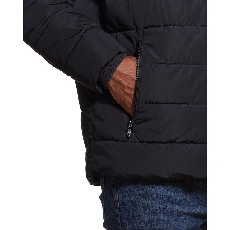 Weatherproof Men's Puffer Jacket in Black, Extra Large Costco UK