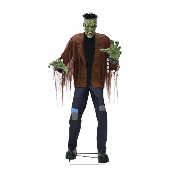 7.5 foot animated monster halloween decoration