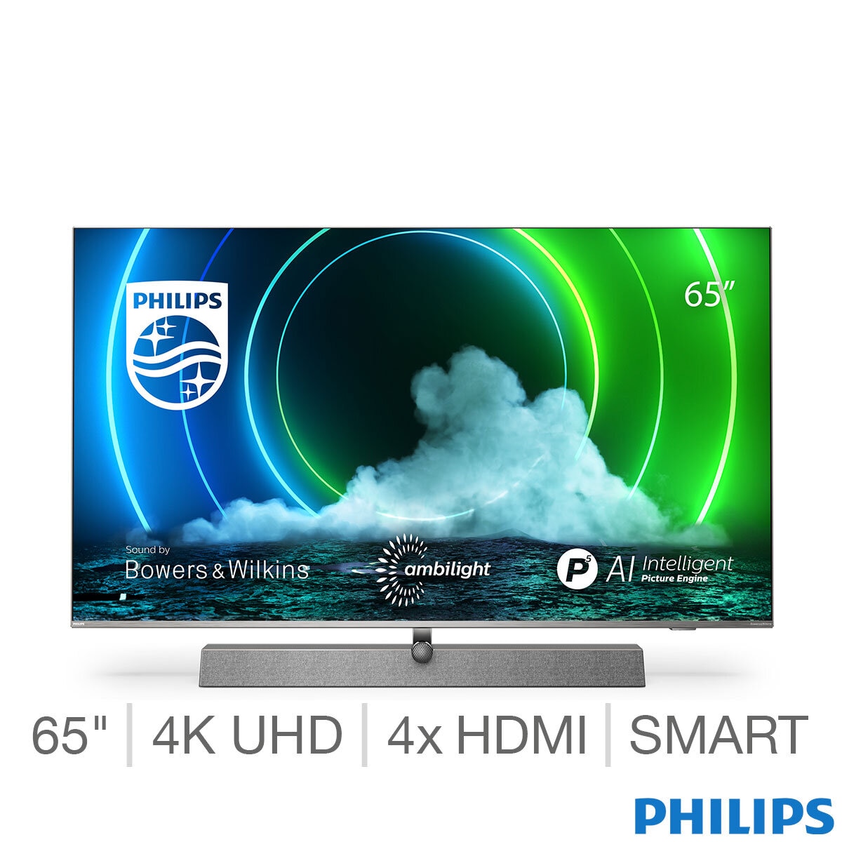 Philips 65PML9636/12 65 Inch Mini LED 4K Ultra HD Smart A...