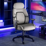 DPS® Centurion Gaming Chair with Adjustable Headrest, White